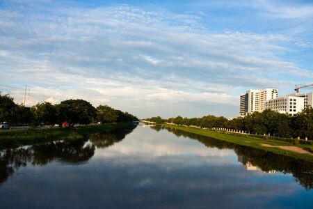 urban riverの写真素材