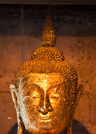 head of Buddhaの写真素材