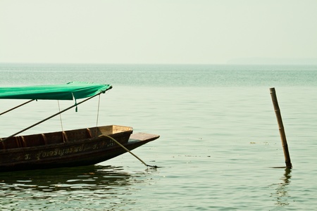 boat in the seaの写真素材