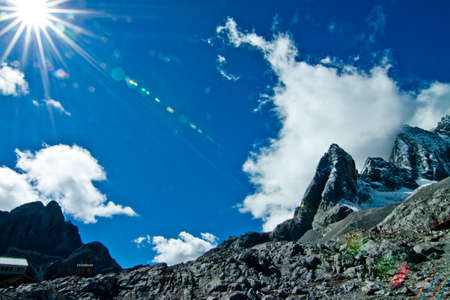 The highest point on the mountain