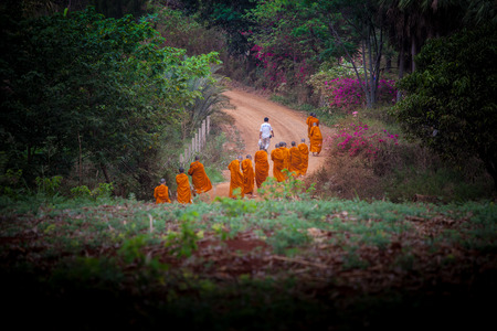 monks activityの写真素材