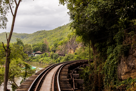 railroad tracksの写真素材