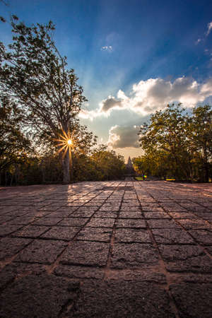 Castle 's ancient Khmer civilizationの写真素材