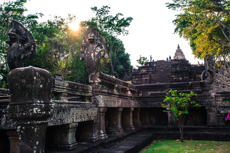 Castle 's ancient Khmer civilizationの写真素材