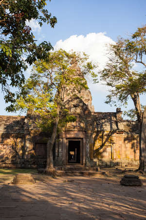 Castle 's ancient Khmer civilizationの写真素材