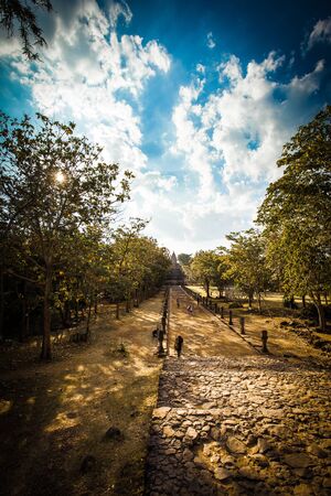 Castle 's ancient Khmer civilizationの写真素材