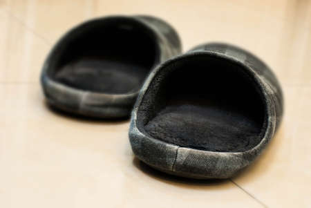 Pair of comfortable and cozy men