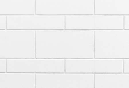 background with fragment of white brick wallの写真素材