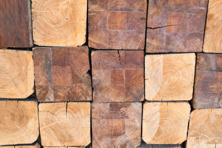 Stack of lumber woods for construction