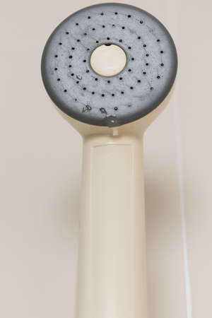 shower head with sprinkling waterの写真素材