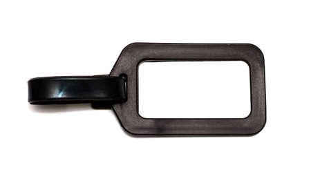 Luggage Tags Isolated on the white background.の写真素材