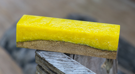 casting epoxy resin burl wood abstract backgroundの写真素材