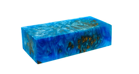 Casting epoxy resin Stabilizing Leza burl wood abstract art isolated background textureの写真素材