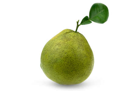 Thailand Siam ruby pomelo fruit at white background