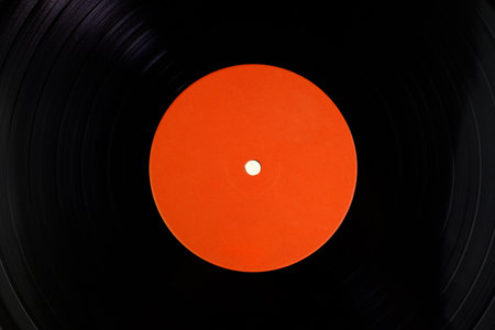 Close up Gramophone vinyl record