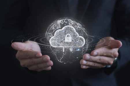 Technology for cloud computing, database storage, and security transfer of a backup. On the right,...