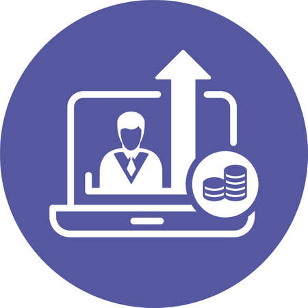 Simple Set of Financial Analytics Related Vector Line Icons. Finance icons set familyのイラスト素材