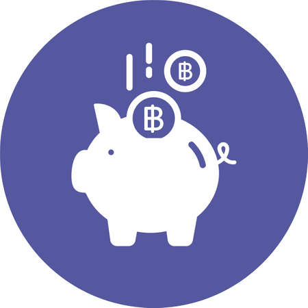 Simple Set of Financial Analytics Related Vector Line Icons. Finance icons set familyのイラスト素材