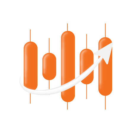 Trading Graphic Vector Design, Web Chart, Stock Chartのイラスト素材