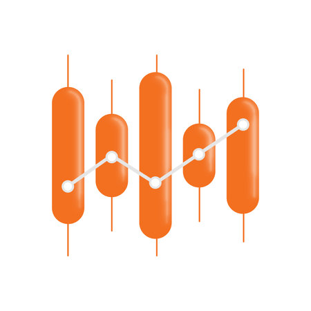 Trading Graphic Vector Design, Web Chart, Stock Chartのイラスト素材