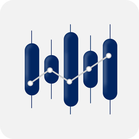 Trading Graphic Vector Design, Web Chart, Stock Chartのイラスト素材