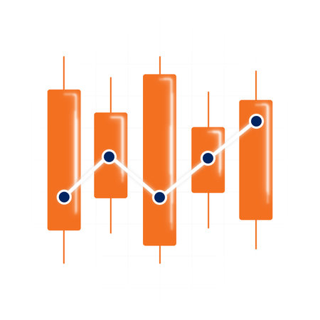 Trading Graphic Vector Design, Web Chart, Stock Chartのイラスト素材