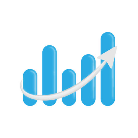 Trading Graphic Vector Design, Web Chart, Stock Chartのイラスト素材