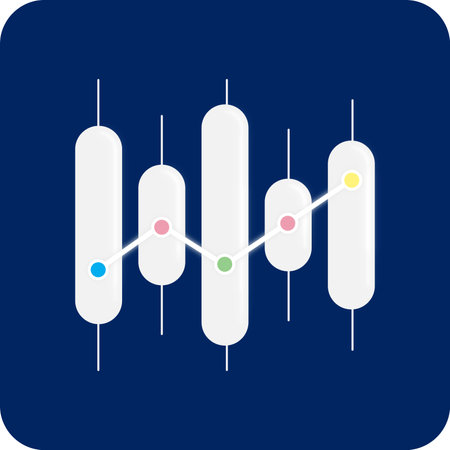 Trading Graphic Vector Design, Web Chart, Stock Chartのイラスト素材