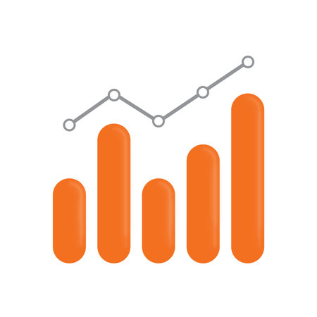 Trading Graphic Vector Design, Web Chart, Stock Chartのイラスト素材