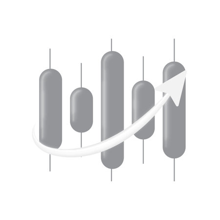 Trading Graphic Vector Design, Web Chart, Stock Chartのイラスト素材