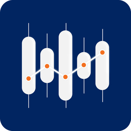 Trading Graphic Vector Design, Web Chart, Stock Chartのイラスト素材