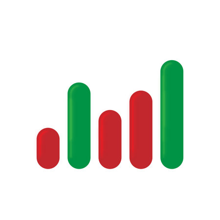 Trading Graphic Vector Design, Web Chart, Stock Chartのイラスト素材