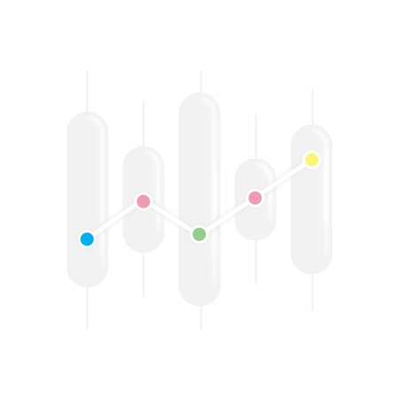 Trading Graphic Vector Design, Web Chart, Stock Chartのイラスト素材