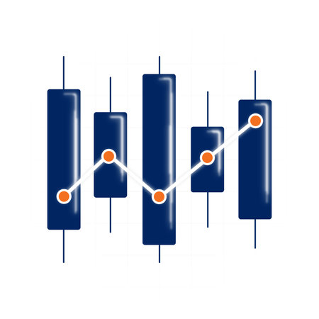 Trading Graphic Vector Design, Web Chart, Stock Chartのイラスト素材