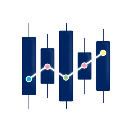 Trading Graphic Vector Design, Web Chart, Stock Chartのイラスト素材