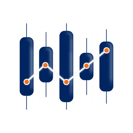 Trading Graphic Vector Design, Web Chart, Stock Chartのイラスト素材