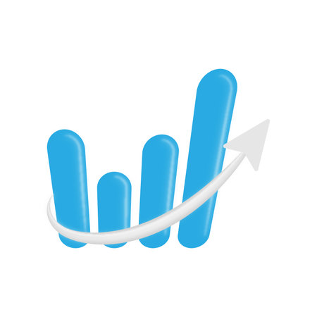 Trading Graphic Vector Design, Web Chart, Stock Chartのイラスト素材