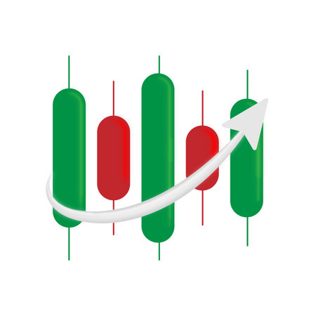 Trading Graphic Vector Design, Web Chart, Stock Chartのイラスト素材