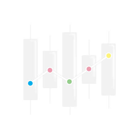 Trading Graphic Vector Design, Web Chart, Stock Chartのイラスト素材
