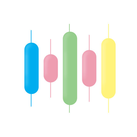 Trading Graphic Vector Design, Web Chart, Stock Chartのイラスト素材