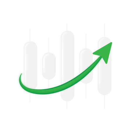 Trading Graphic Vector Design, Web Chart, Stock Chartのイラスト素材