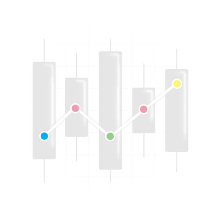 Trading Graphic Vector Design, Web Chart, Stock Chartのイラスト素材