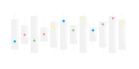 Trading Graphic Vector Design, Web Chart, Stock Chartのイラスト素材