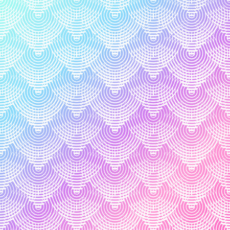 seamless halftone rhombus abstract pattern. White halftone tile, gradient background in pastel colorsのイラスト素材