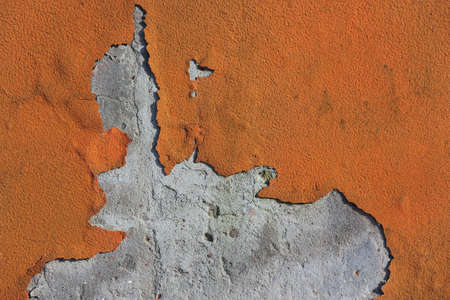 Peeling paint on wallの写真素材