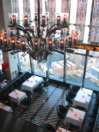 Ceiling Lamp at Restaurantのeditorial素材