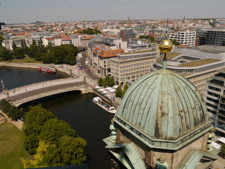 Top view from Beliner Domの写真素材