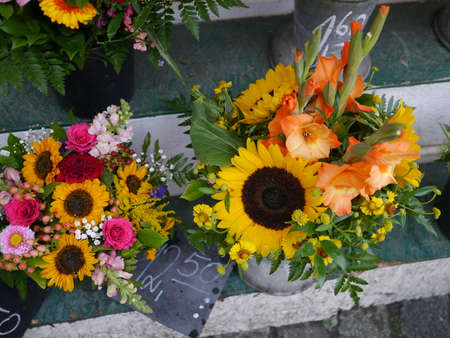 Flowers for salesの写真素材