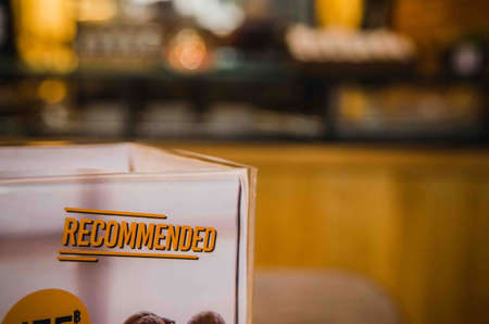 Recommended pop upの写真素材