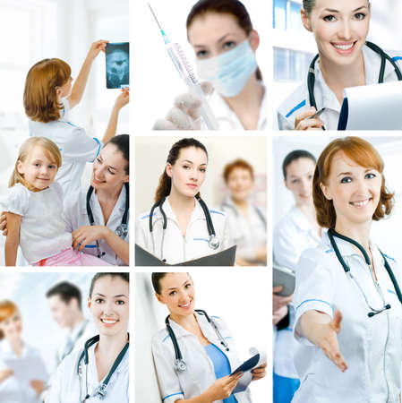a team of experienced highly qualified doctorsの写真素材